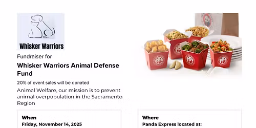 Fundraiser at Panda Express