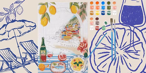 Paint by Numbers - Italian Summer Window