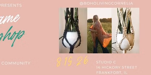 Macrame & Mingle: A Creative Rest Night | Plan Hanger Workshop | Studio C