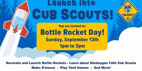 Bottle Rocket Day! - Launch into Cub Scouts