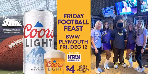 PLYMOUTH Vikings Football Feast