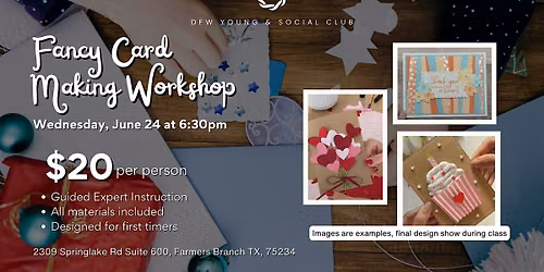 Fancy Card Making Workshop