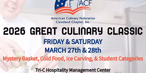 2026 Great Culinary Classic