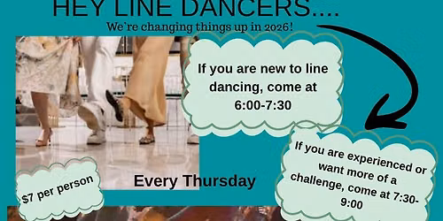 Weekly Line Dancing