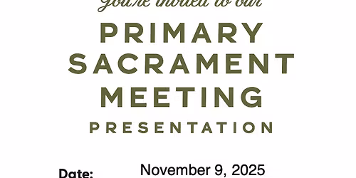 Bismarck 3rd Ward Primary Presentation