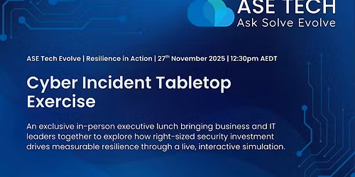 ASE Tech Evolve | Resilience in Action
