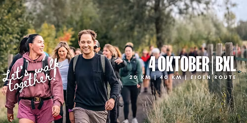 Refugee Walk 2026 | 20 km, 40 km of een eigen route