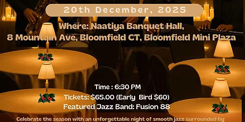 Holiday Jazz Show by Candlelight \u2013 An Elegant Evening of Smooth Jazz, Wine