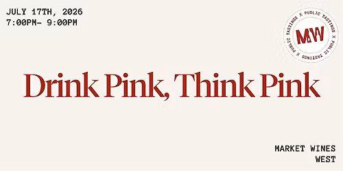 Drink Pink, Think Pink