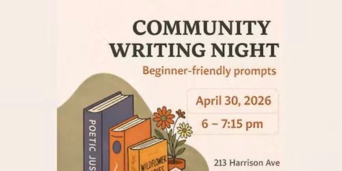 FREE Community Writing Night - All levels welcome 
