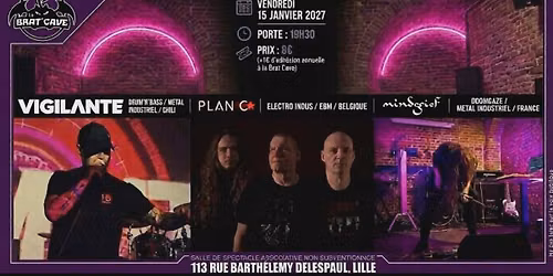 Industrial Night : Vigilante \/ Plan C \/ Mindgrief