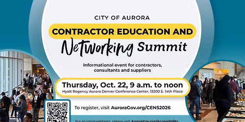 City of Aurora Contractor Education and Networking Summit
