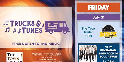 Trucks & Tunes with The Taco Trailer & Billy Buchanan and his Rock 'n Soul Revue