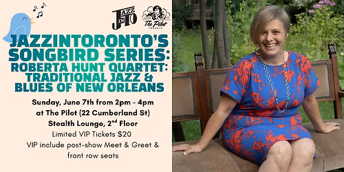 JazzInToronto's Songbird Series: Roberta Hunt Quartet