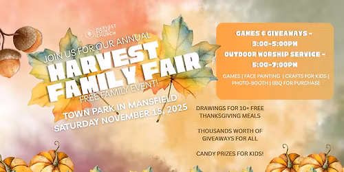Annual Harvest Family Fair - Harvest Point Church Mansfield