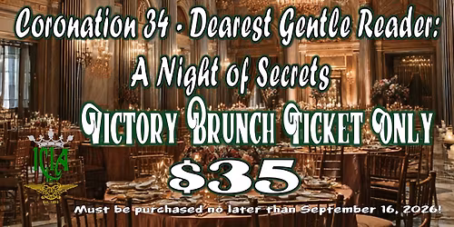 Coronation 34 - Victory Brunch
