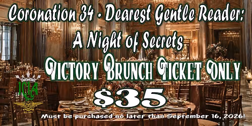 Coronation 34 - Victory Brunch