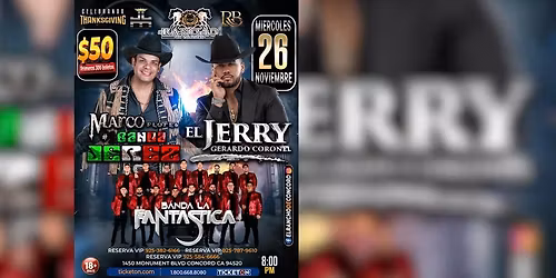 MARCO FLORES # 1 BANDA JEREZ, EL JERRY & BANDA LA FANTASTICA