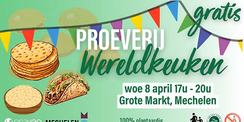 Gratis proeverij: plantaardige wereldkeuken