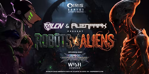 Iris Presents: VLCN X Alienpark @ Wish Lounge | Fri, Jan 16th!