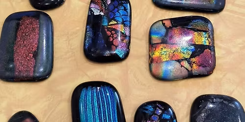 Fused Glass Friday: Mosaic Pendants