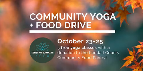 Community Yoga + Food Drive
