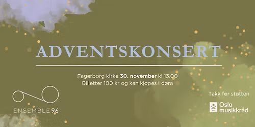 Adventskonsert med Ensemble 96
