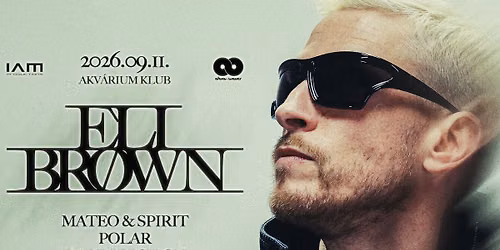 ELI BROWN @ Akv\u00e1rium Klub \/ NagyHall 09\/11