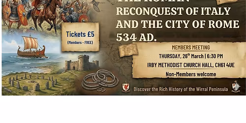 Wirral Archaeology Members meeting - March 2026 (open to non-members)