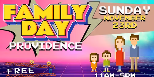 Providence Freeplay Family Day - Sunday November 23rd