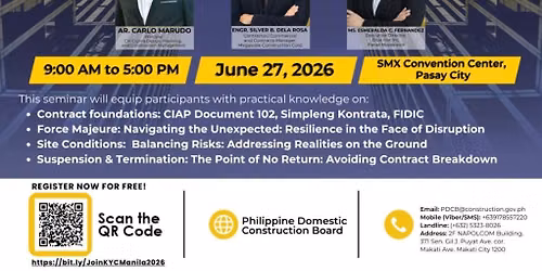 Know Your Contracts! Manila 2026
