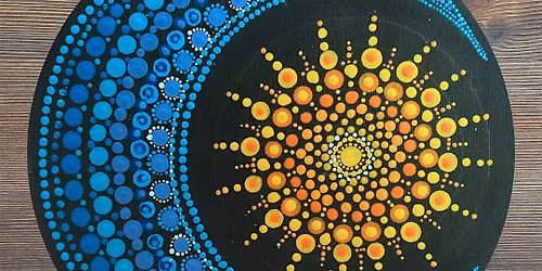 "Moon and Sun" Mandala Paint Night