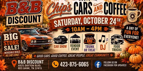 Fall Family Festival with B&B Discount and Chips Cars & Coffee