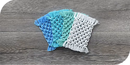 Macram\u00e9 Mug Rug Workshop