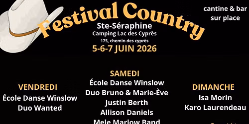 Isa Morin - Festival Country Ste-S\u00e9raphine