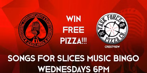 Music Bingo in Crestview (Taskforce Pizza)