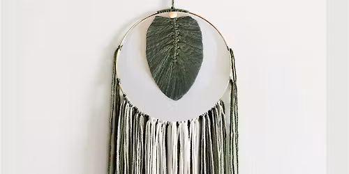 "Jungle Leaf" Macrame Wall Hanging Class