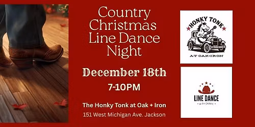 Country Christmas Line Dance Night