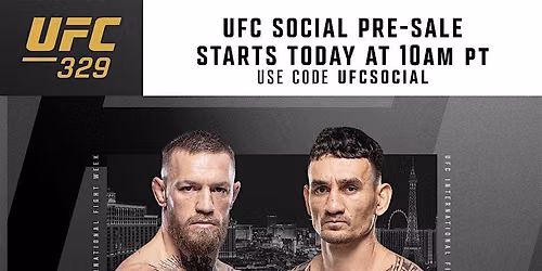 UFC329 McGregor vs Holloway 2 @ Tiki Pete
