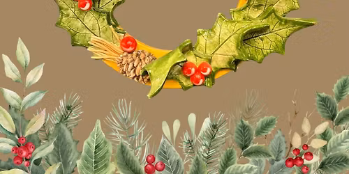 Christmas Wreath Clay Workshop