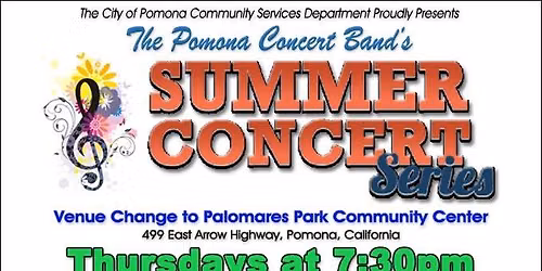 Pomona Concert Band Summer Concert Series