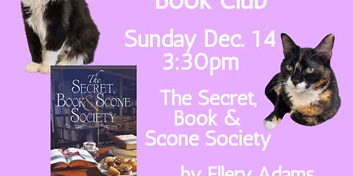 book club at the cat lady cafe