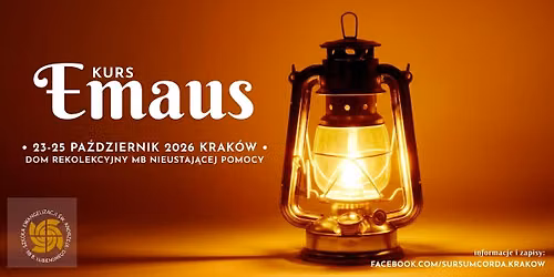 KURS EMAUS 23.10 - 25.10.2026