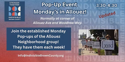 Pop-Up Monday's in Allouez!