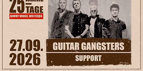 GUITAR GANGSTERS x Support (tba)