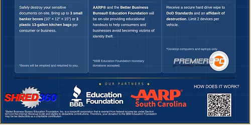 BBB X AARP Shred Day (Spartanburg) 