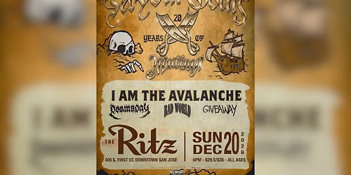 SET YOUR GOALS + I Am The Avalanche + Doomsday + Bad World + Giveaway - The Ritz