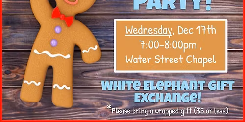 Youth Group White Elephant Christmas Party
