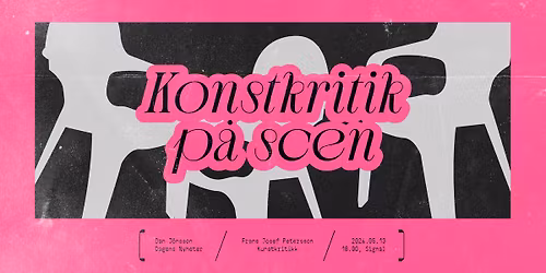 Konstkritik p\u00e5 scen