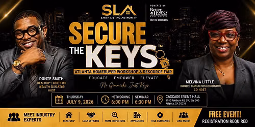 Secure The Keys\u2122 | Atlanta Homebuyer Workshop & Resource Fair